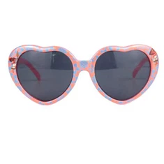 女の子用プラスチックハートシェイプサングラス